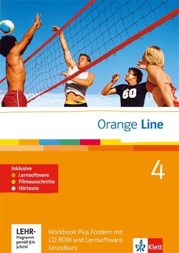 Orange Line 4 Grundkurs: Workbook Plus Fördern mit CD-ROM und Lernsoftware Band 4 (Orange Line. Ausgabe ab 2005)